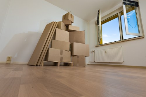 Removal team handling flat moves in Stockwell