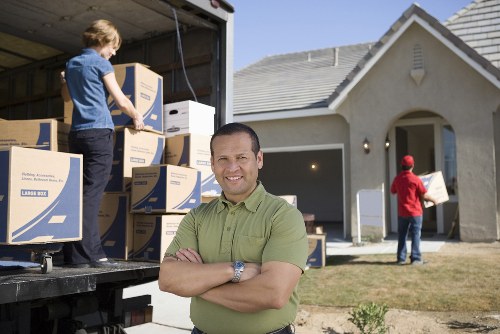 Local Stockwell moving van ready for home or office removal