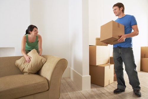 Student storage and removals service preparation in Stockwell
